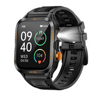 Reloj Inteligente KT89 2025, Resistente al Agua 3ATM IP68, Pantalla IPS HD de 1.96'', Batería de 880mAh, Llamadas por Bluetooth, Monitor de Oxígeno en Sangre y Frecuencia Cardíaca