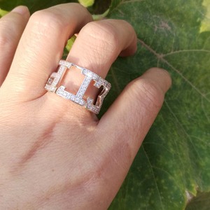 Anello Sigma Gamma Rho, Organizzazione Sorority/Fraternity, <span class=keywords><strong>Argento</strong></span> <span class=keywords><strong>Sterling</strong></span>, Anello di Fidanzamento con Zirconia Cubica, <span class=keywords><strong>Anelli</strong></span> da Dito per Sorority GRECA - Product Image 5