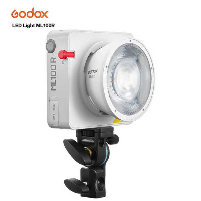 GODOX ML100R 100W RGB Color Portable Handheld Light, Outdoor Night Scene Video COB Pocket Photographic Lighting