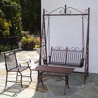 Haute Qualité En Métal Antique En Fer Forgé Balançoire Chaise Meilleur Prix Home Decor De Porcelaine Usine