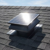 Vente chaude Ventilateur d'extraction de toit de grenier à énergie solaire écologique avec fonction APP de contrôle intelligent