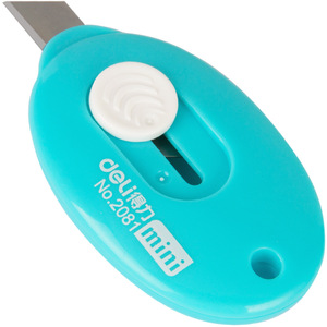 Deli Mini Utility Knife 2081 Stainless Steel Blade Portable Keychain Size For Office And Craft Use - Product Image 2