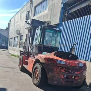 Montacargas Linde Usado de 16 Toneladas, Diésel Eléctrico, con Mástil de 3 Etapas, Motor de Alta Calidad, Capacidad Todoterreno, 1 Año de Garantía - Product Image 3