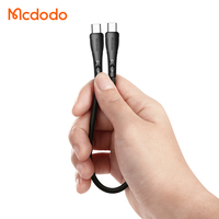 Mcdodo 0.2M 1.2M câbles USB C bon Nylon tressé PD chargeur 60w câble ordinateur portable USB C câble de données