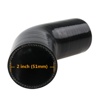 Haute Performance Noir Droit 45 90 Degrés Silicone Tuyau Turbo/Admission/Intercooler Tuyauterie Tube Silicone Coupleur Tuyau Tuyau
