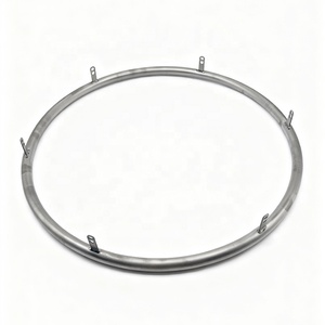 24인치 19mm 튜브형 경량 T1 티타늄 합금 핸드림 6탭 휠체어 핸드림 (24인치 휠체어 부품용) - Product Image 3