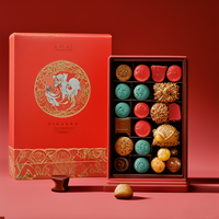 Boîtes en carton personnalisées magnétiques de luxe pour chocolats et biscuits, avec gaufrage, revêtement UV, matériaux recyclés, emballage pour desserts, traiteur et fêtes
