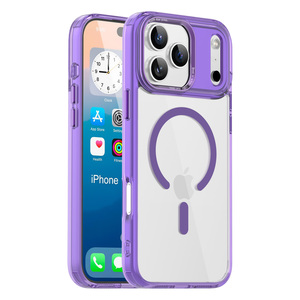 Custodia Magnetica Trasparente Bicolore in PC TPU per <span class=keywords><strong>iPhone</strong></span> 17 Pro Max, Compatibile con <span class=keywords><strong>iPhone</strong></span> 17 16 15 14 13 12 <span class=keywords><strong>11</strong></span>, <span class=keywords><strong>Cover</strong></span> per Telefono in Colori Vivaci - Product Image 3