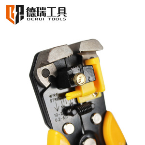 Alicates pelacables automáticos Derui Tools HS-D1 D2 de 205 mm, de acero al cromo vanadio, para uso de electricistas. - Product Image 2