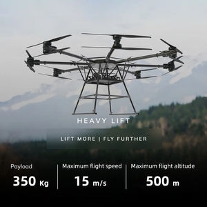 Dron de Gran Capacidad de Carga con Control Remoto, Utilizado en Agricultura, Industria y Electricidad, Velocidad de Vuelo de 15 m/s - Product Image 2