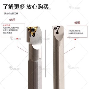 ที่จับเครื่องมือกลึงเกลียวภายใน DASAN รุ่น SNR0016Q16 SNR0020R16 พร้อมเคลือบผิวสำหรับงานกลึง - Product Image 1