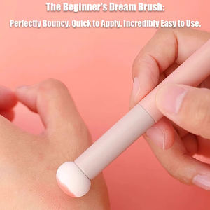 1 <span class=keywords><strong>brocha</strong></span> correctora multifunción con cabezal <span class=keywords><strong>de</strong></span> esponja en forma <span class=keywords><strong>de</strong></span> hongo, <span class=keywords><strong>de</strong></span> doble uso en seco y húmedo, <span class=keywords><strong>brocha</strong></span> para difuminar lápiz labial, herramienta <span class=keywords><strong>de</strong></span> maquillaje labial mate - Product Image 2