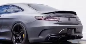 Aileron arrière de coffre de voiture, kit carrosserie, aileron arrière pour Mercedes-Benz Classe S W217 C217 S63 S65 AMG Coupé 2014-2020, accessoires de voiture - Product Image 2