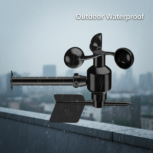 Veinasa-WSDS02 Capteur de vitesse et de direction du vent en alliage d'aluminium personnalisable, capteur <span class=keywords><strong>anémomètre</strong></span> RS485 pour <span class=keywords><strong>station</strong></span> <span class=keywords><strong>météo</strong></span> extérieure - Product Image 3