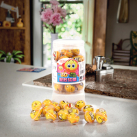 Halal gecertificeerde private label 8g fruitige 'bursting' oogbol planeet aarde 3D gummies in fles OEM aangepaste vormen gemaakt in China