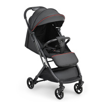 Poussette bébé en plastique et métal, très vendue, avec capote intégrale, fermeture éclair en maille, ceinture de sécurité à cinq points, réglage infini du dossier, pliable pour 6 mois et plus