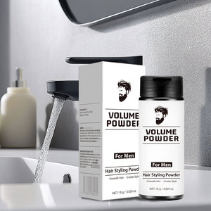 Poudre coiffante pour hommes en petit format, facile à transporter, marque privée, effet naturel sans sensation <span class=keywords><strong>grasse</strong></span>, pour tous types de cheveux - Product Image 1