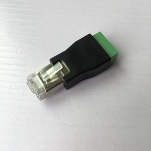 Adaptador Convertidor de <span class=keywords><strong>RJ45</strong></span> a RS485, Bloque Adaptador de <span class=keywords><strong>RJ45</strong></span> a Terminal de Tornillo de <span class=keywords><strong>3</strong></span> Pines - Product Image 2