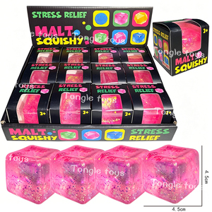 Juego de Juguetes Blandos de Malta al por Mayor: Cubo de Diamante, Bola Luminosa, Purpurina Transparente, Rebote Lento, Juguetes Antiestrés para Apretar - Product Image 6