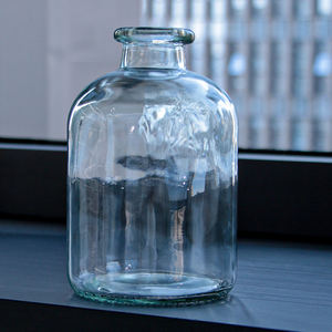 Grande Capacité En Relief Réutilisable Salon Décoration Plante Fleur Vase Élégant Fait Main Vase En Verre De Cristal - Product Image 4