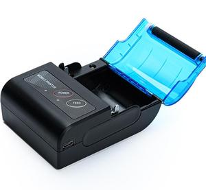 Printer faktur termal genggam Mini minimalis, Printer faktur portabel 58mm USB nirkabel dengan Status persediaan - Product Image 4