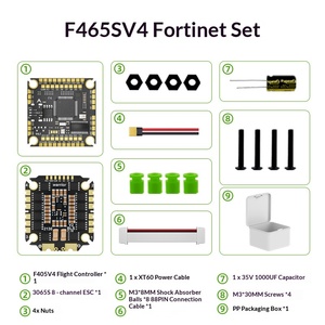 ชุดควบคุมการบิน <span class=keywords><strong>Aocoda</strong></span>-RC F465s/F475S Flight Tower <span class=keywords><strong>F405</strong></span> พร้อมตัวควบคุมความเร็วอิเล็กทรอนิกส์ 65A/75A สำหรับเครื่องบินบังคับวิทยุแบบ 8 บิต รุ่น FPV - Product Image 6