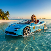 Jet ski de style supercar OEM, bateau à moteur en fibre de verre haute vitesse, idéal pour la location en stations balnéaires et parcs d'attractions