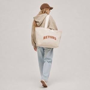 <b>Canvas</b> <b>Tote</b> Bag Heavyweight Cotton Oversized Reusable Shoulder Shopping Bag with Pockets for Women Grocery Beach Travel Work - Product Image 2