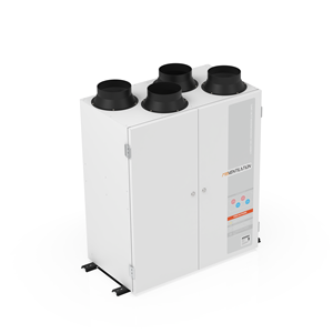Système de ventilation extérieur pour purificateur et déshumidificateur pour salles de bain, sous-sols, chambres, hôtels, hôpitaux, parcs - Capacité de 58 L/jour - Product Image 2