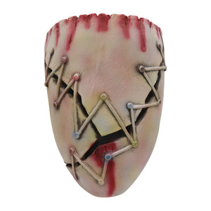 Arty Dance-Máscara de látex para Halloween, capucha de media cara, sombrero de la Legión de la matanza del amanecer - Product Image 4
