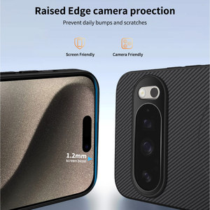 Funda magnética de fibra de carbono para Google <span class=keywords><strong>Pixel</strong></span> 10 Pro XL, parachoques de TPU suave, funda trasera dura de cuero PU para <span class=keywords><strong>Pixel</strong></span> 9 Pro 9A 8A 7 Pro <span class=keywords><strong>6A</strong></span> - Product Image 3