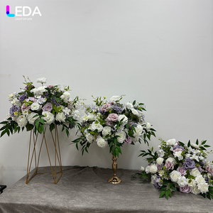 LEDA Birthday Party Event Handmade Real Artificial Rose <b>Light</b> Purple <b>Flower</b> Ball for Wedding - Product Image 3