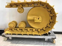 Pièces de rechange pour engins de terrassement : Galet de roulement avant pour bulldozer D65 D6H D50 D31, remplaçable, 50Mn/40Mn2 HRC52-58