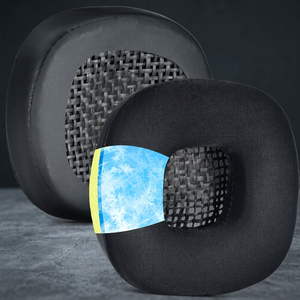 Coussinets d'oreille de remplacement pour Marshall Major II, confortables, en tissu gel rafraîchissant, respirants, en mousse à mémoire de forme, isolation phonique - Product Image 6
