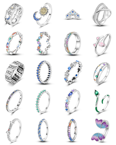 Anillo <span class=keywords><strong>de</strong></span> Circonio Azul con Diseño <span class=keywords><strong>de</strong></span> Copo <span class=keywords><strong>de</strong></span> Nieve, Chapado en Oro <span class=keywords><strong>para</strong></span> <span class=keywords><strong>Mujer</strong></span>, Ajustable, <span class=keywords><strong>de</strong></span> Alta Gama, Diseño Único <span class=keywords><strong>para</strong></span> Toda Ocasión - Product Image 1