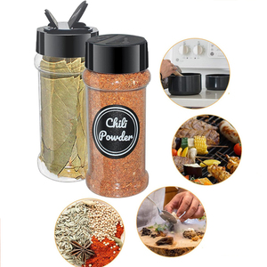 Vuông tròn 2.5 oz nhựa gia vị lọ bảo vệ con dấu với nắp nhỏ nhà bếp Ớt đóng gói Chai PET - Product Image 6