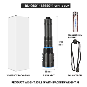 สวิตช์ควบคุมแม่เหล็กลูกปัดโคมไฟ P50พร้อมวงแหวนซีลสามชั้นสำหรับไฟฉายกันน้ำที่แข็งแกร่ง - Product Image 6