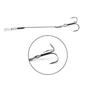 SELCO Chine appâts en caoutchouc en gros PIKE pêche stinger <span class=keywords><strong>fil</strong></span> leader avec clip 7*7 enduit stinger rig - Product Image 5