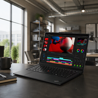 Ordinateur portable professionnel Windows ThinkPad X1 Carbon 2026 haute performance IA, Intel Core Ultra X7 358H, 64 Go de RAM, SSD 2 To, écran OLED 2,8K 120 Hz