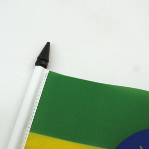 Gran oferta de fábrica, Bandera de mesa de Etiopía, 14x21cm, marca STOTER, seguro, uso, Material de poliéster, Base ABS de plástico, más asta de bandera - Product Image 2