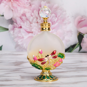 Botellas de Attar Esmeriladas Patentadas en Dubái de 30 ml, <span class=keywords><strong>Perfume</strong></span> de Metal con Aroma a Flor de Orquídea Árabe para Aceite Esencial, Recargables con Tapa de Rosca - Product Image 6
