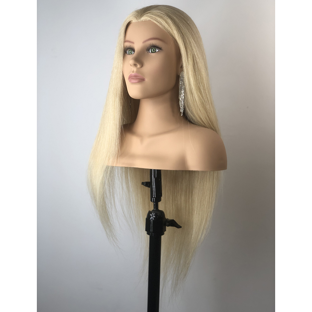 Doll Head with Hair Professional Training Mannequins