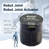Myactuator X4-36 Moteur Servo DC Brushless 24V EtherCAT + CAN Nouveau V4 Petit Volume Grand Couple 36N.m Articulation Robotique Haute Précision