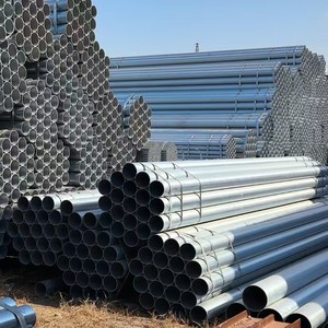 Tuyau en acier galvanisé ASTM A500 GR.B GI HDGI, <span class=keywords><strong>diamètre</strong></span> 40 <span class=keywords><strong>mm</strong></span>, section ronde, tuyau pour l'huile et la structure - Product Image 4