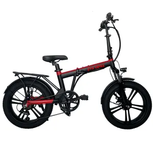 Best quality electric bike 20 inch 48V 500W 750W 1000W Aluminum Alloy Frame Folding fat tire electric bicycle For Japanese