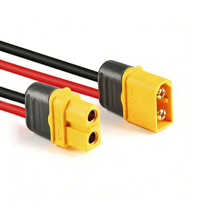 Cable de Extensión XT60 Macho-Hembra de 200mm, Adaptador <span class=keywords><strong>2P</strong></span> XT60H-M a XT60H-F, Cable de Núcleo de Cobre para Modelos de Aeronaves - Product Image 3