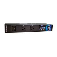 YESEEDER PDU Pintar Industri Kontrol Pemantauan Total 110V 15A 2 Outlet NEMA 5-15R Pengalihan Waktu Terjadwal Modbus MQTT Pusat Data