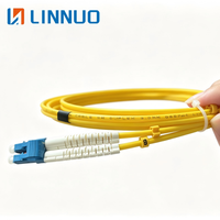 Cable de Fibra Óptica LC/UPC a LC/UPC SM DX, 3.0mm PVC, 3M, Dúplex, para FTTH, ODN, Centro de Datos