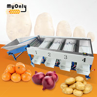 Mijn automatische blauwe bes, knoflook, fruit sorteermachine, tomaat, sinaasappel reinigings- en sorteermachine