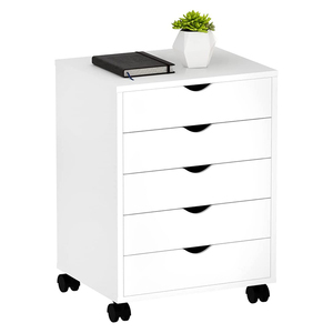 Armoire à tiroirs en bois massif blanc de style classique DU Arche à dossiers mobile moderne Arche de réception pour meubles de maison d'extérieur - Product Image 5